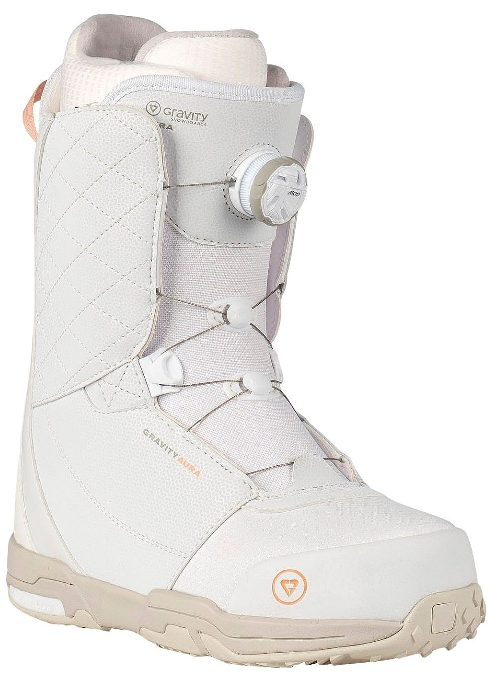 chaussures Gravity Aura Atop Boa - White - women´s