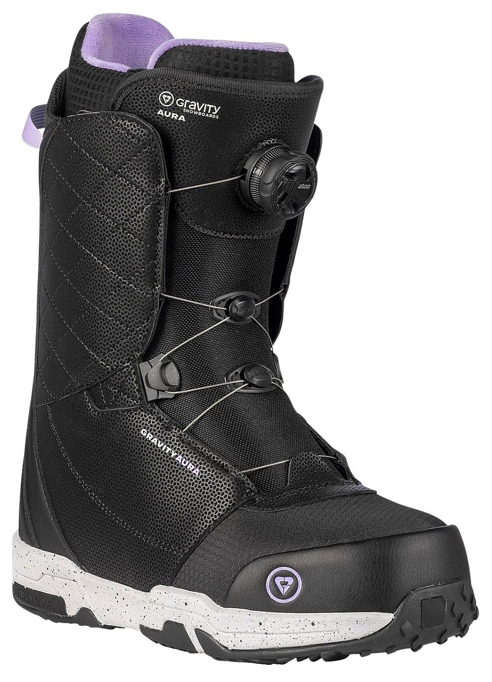 topánky Gravity Aura Atop Boa - Black - women´s