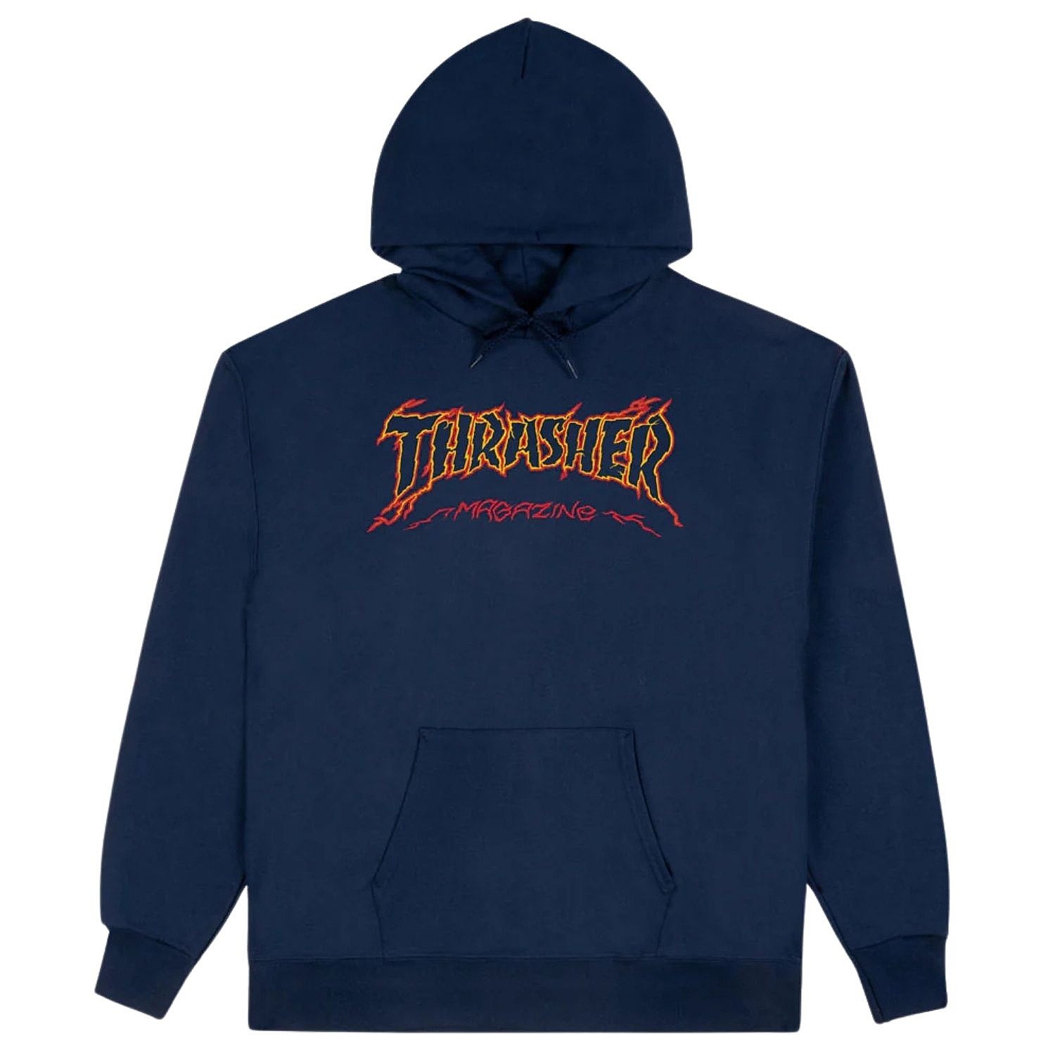 mikina Thrasher Cracked By Exteenager Hoodie - Navy - men´s