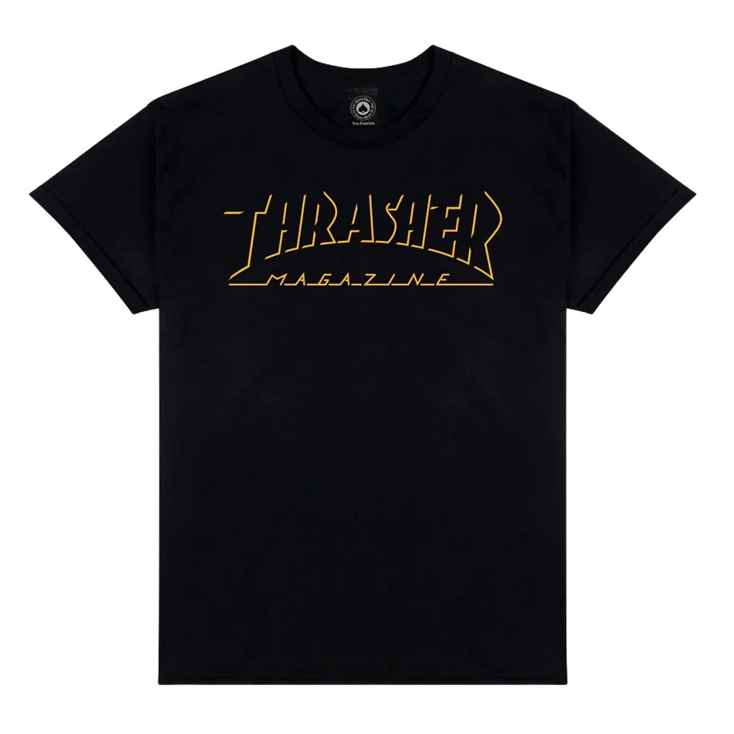 tricou Thrasher Shadow Mag Logo - Black - men´s