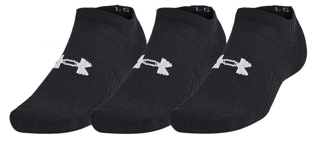 calcetines Under Armour Training Cotton 3 Pack - Black