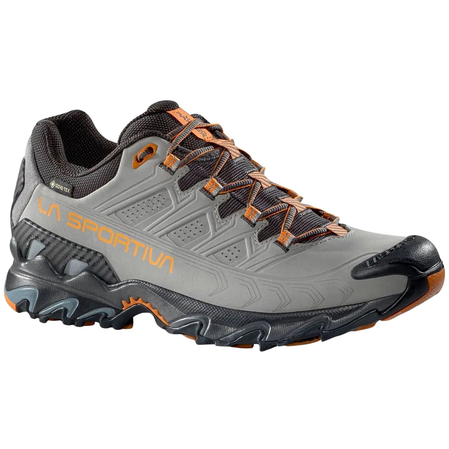 chaussures La Sportiva Ultra Raptor II Leather GTX - Grey/Marmalade - men´s