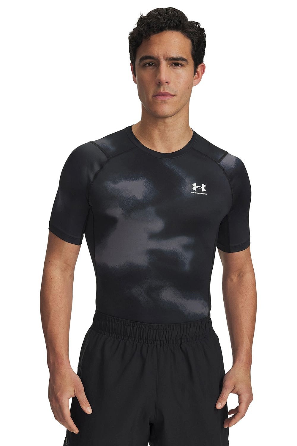 рубашка Under Armour HeatGear Armour Printed - Black - men´s