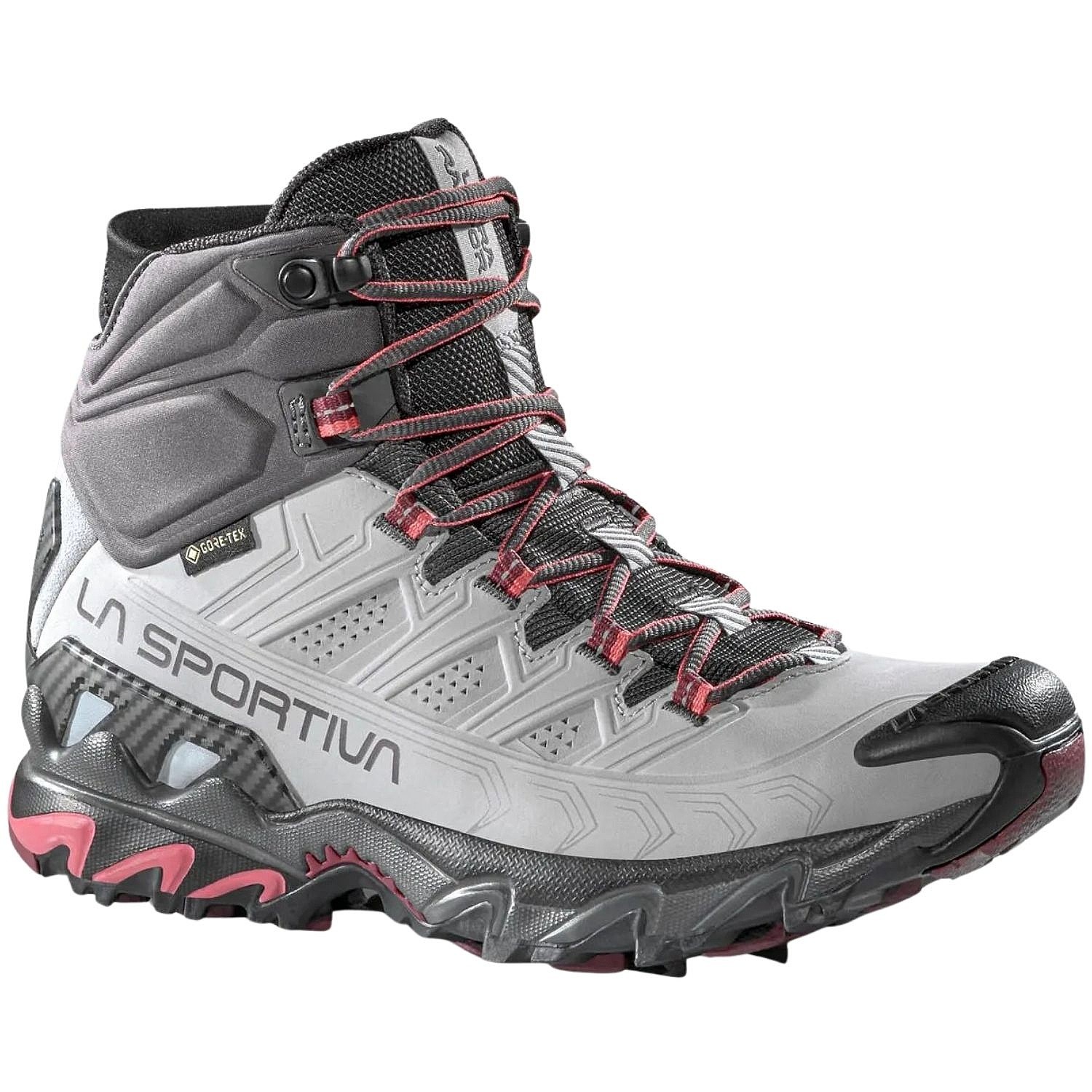 chaussures La Sportiva Ultra Raptor II Mid Leather GTX - Cloud/Redwood - women´s