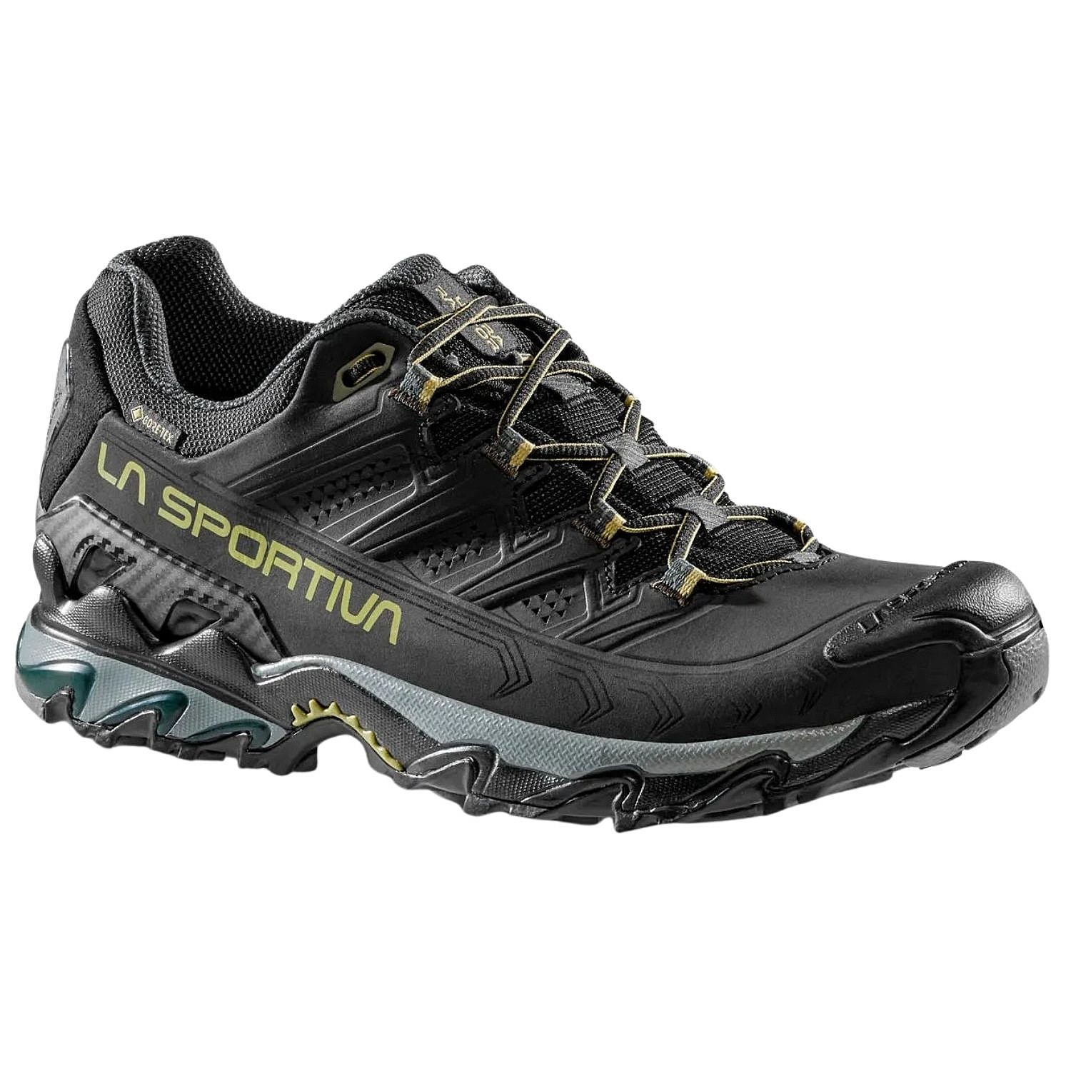 chaussures La Sportiva Ultra Raptor II Leather GTX - Black/Cedar - men´s