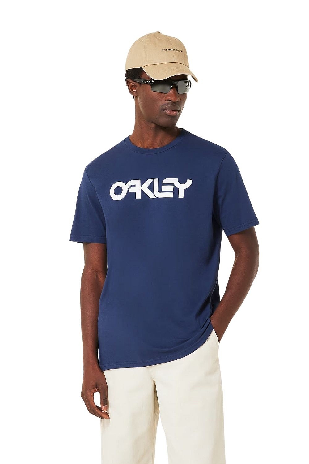 T-shirt Oakley Mark II 2.0 - Crystal Blue/White