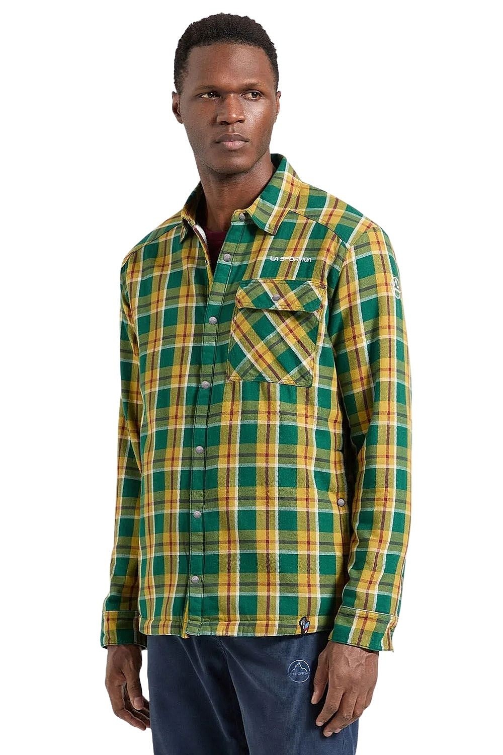 Hemd La Sportiva Rambler Lined Flannel LS - Jungle/Savana - men´s