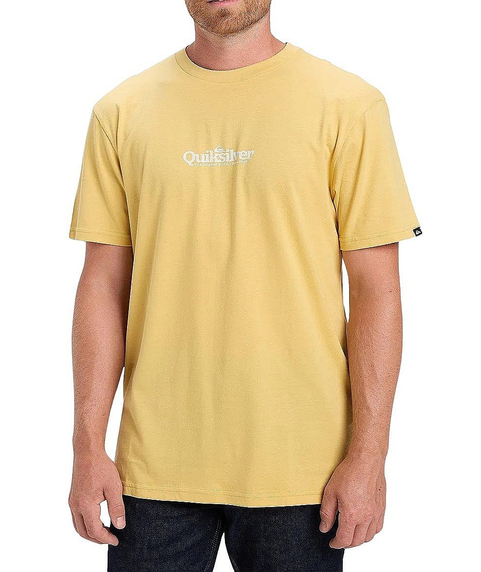 T-Shirt Quiksilver Fineline - YHP0/Rattan - men´s