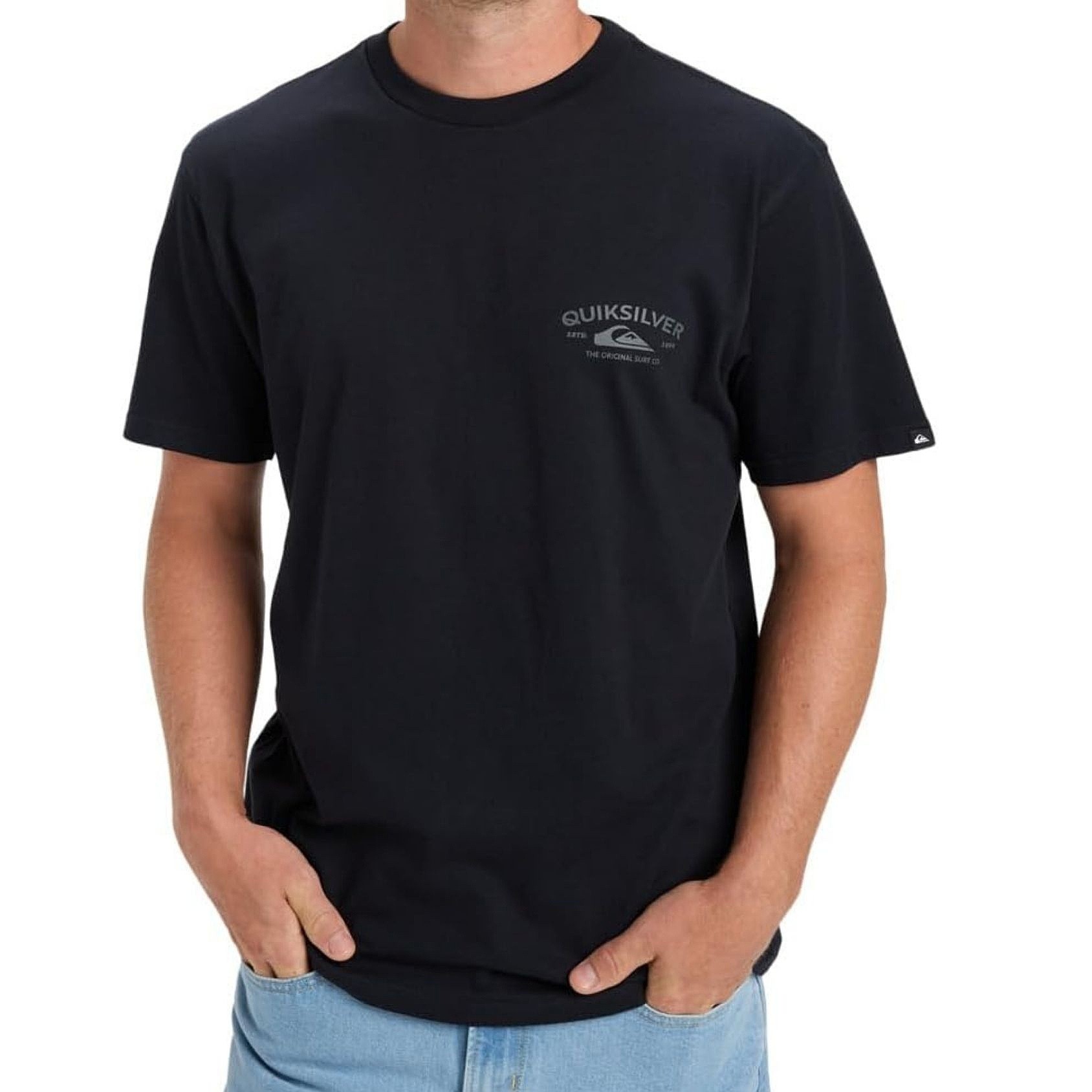 T-shirt Quiksilver Anchor Lockup - KVJ0/Black - men´s