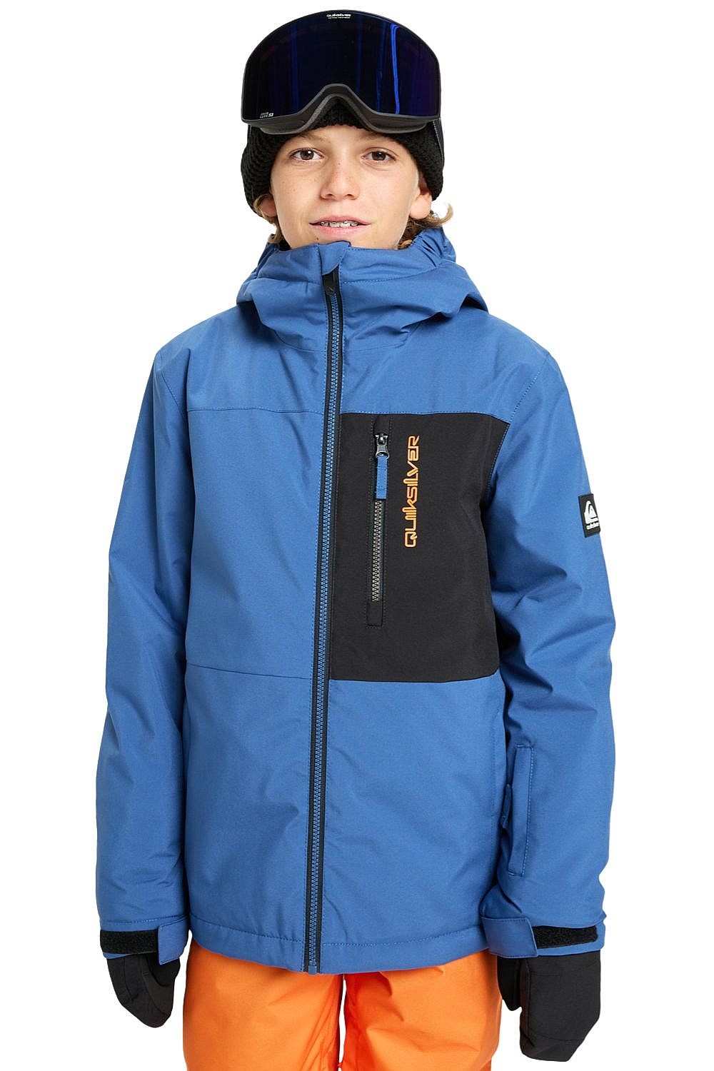 jacket Quiksilver Side Hit Solid - BPZ0/True Navy - boy´s