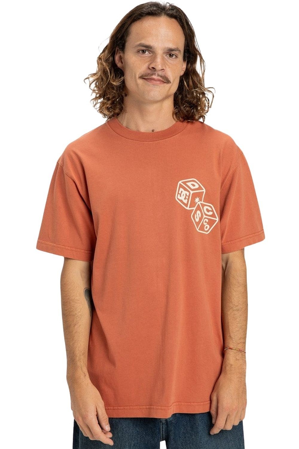 рубашка DC High Rollin Hss - NQV0/Picante - men´s