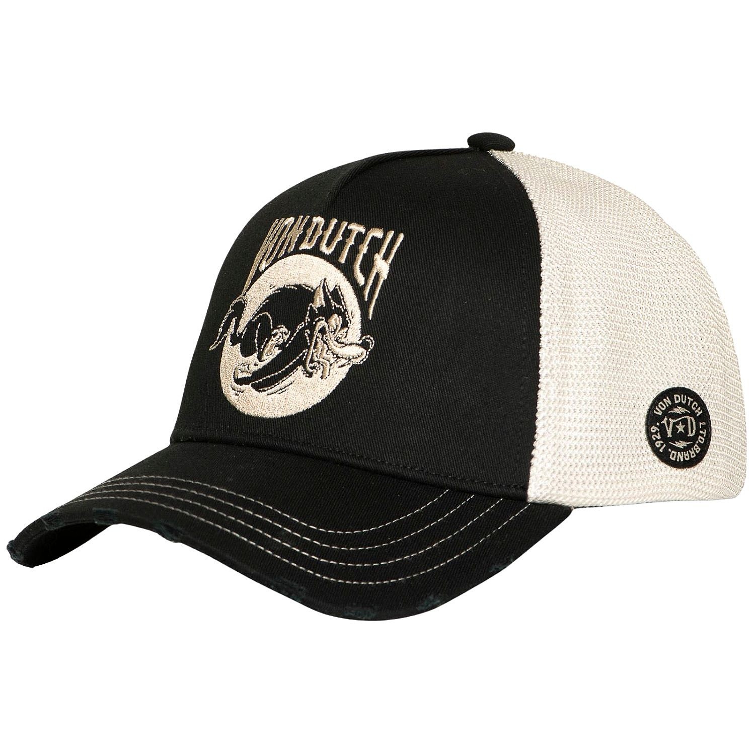 šiltovka Von Dutch Wild Trucker - Black/Off White