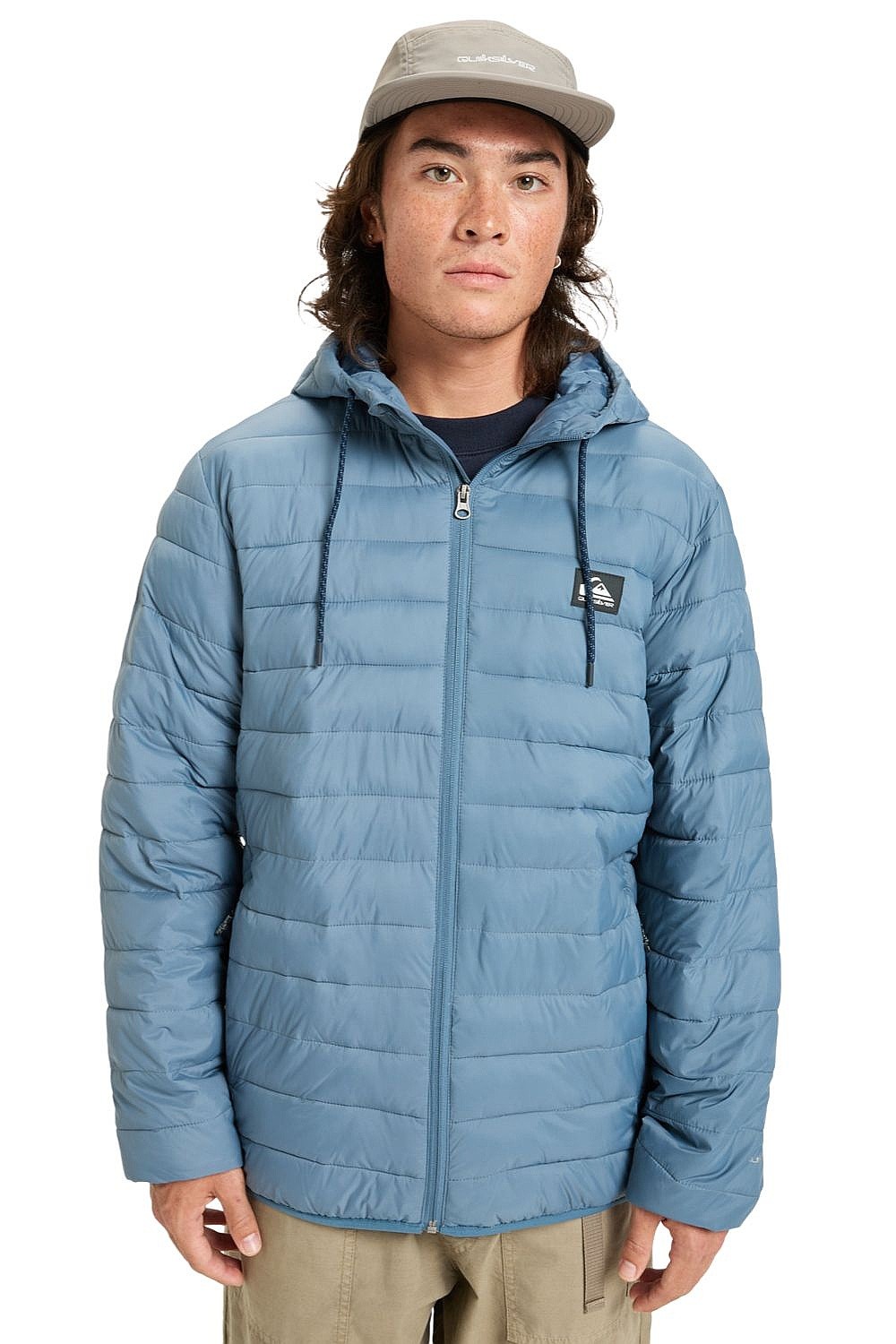 bunda Quiksilver Scaly Hood - BND0/China Blue - men´s