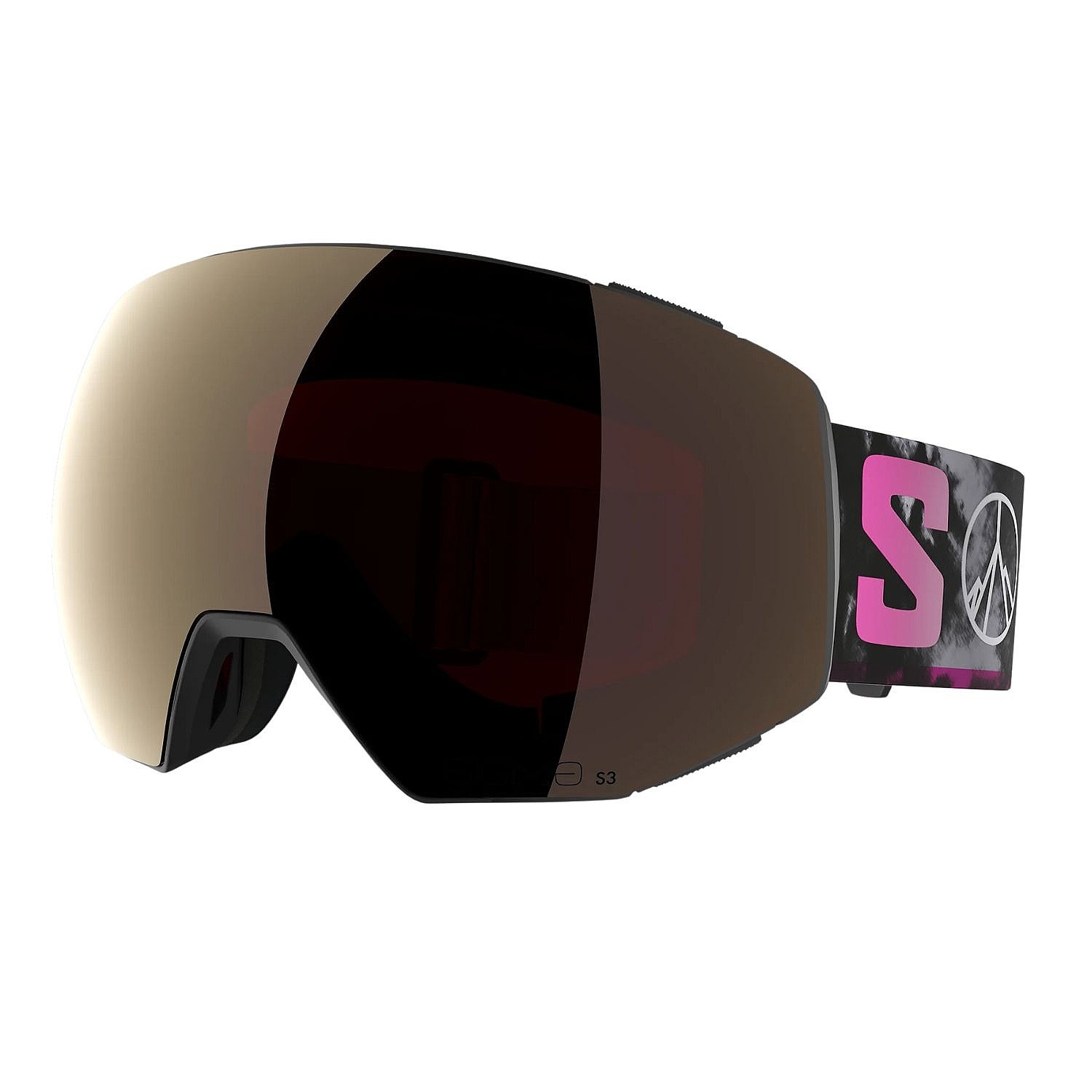 gogle Salomon Radium Prime Sigma - Black/Sigma Gun Metal