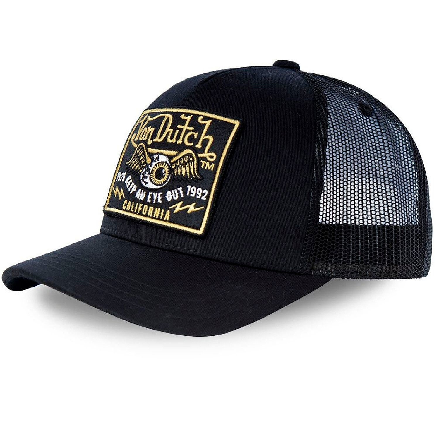 šiltovka Von Dutch Keep.An.Eye.Out Trucker - Black