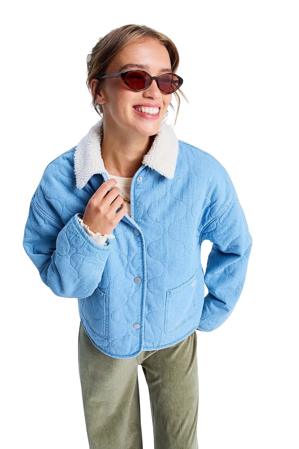 jaqueta Roxy Not So Basic - BSBW/Beau Blue - women´s