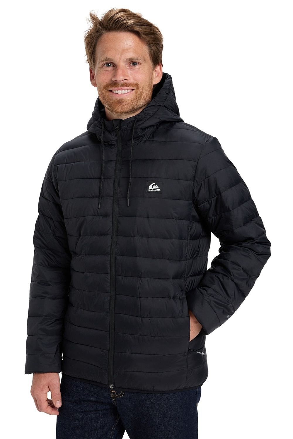 bunda Quiksilver Scaly Hood - KVJ0/Black - men´s