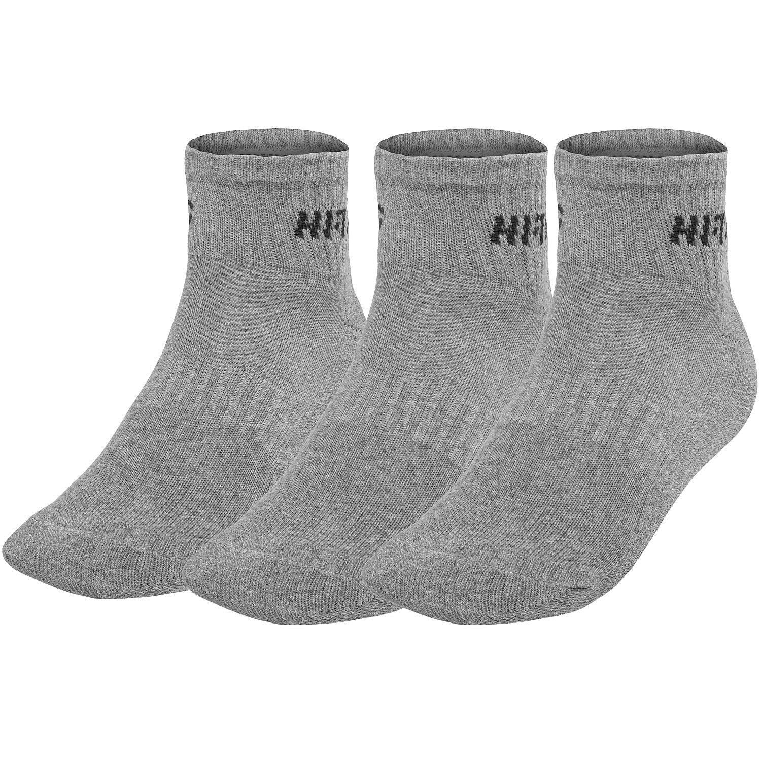 socks Hi-Tec Quarro 3 Pack - Gray Melange