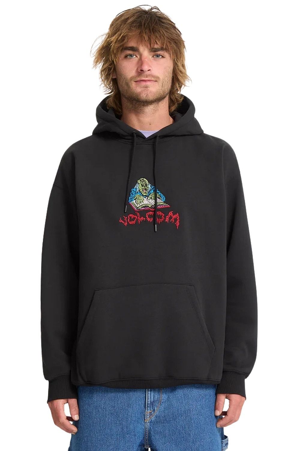 hoodie Volcom Fa J.J.Villard Pullover - Black