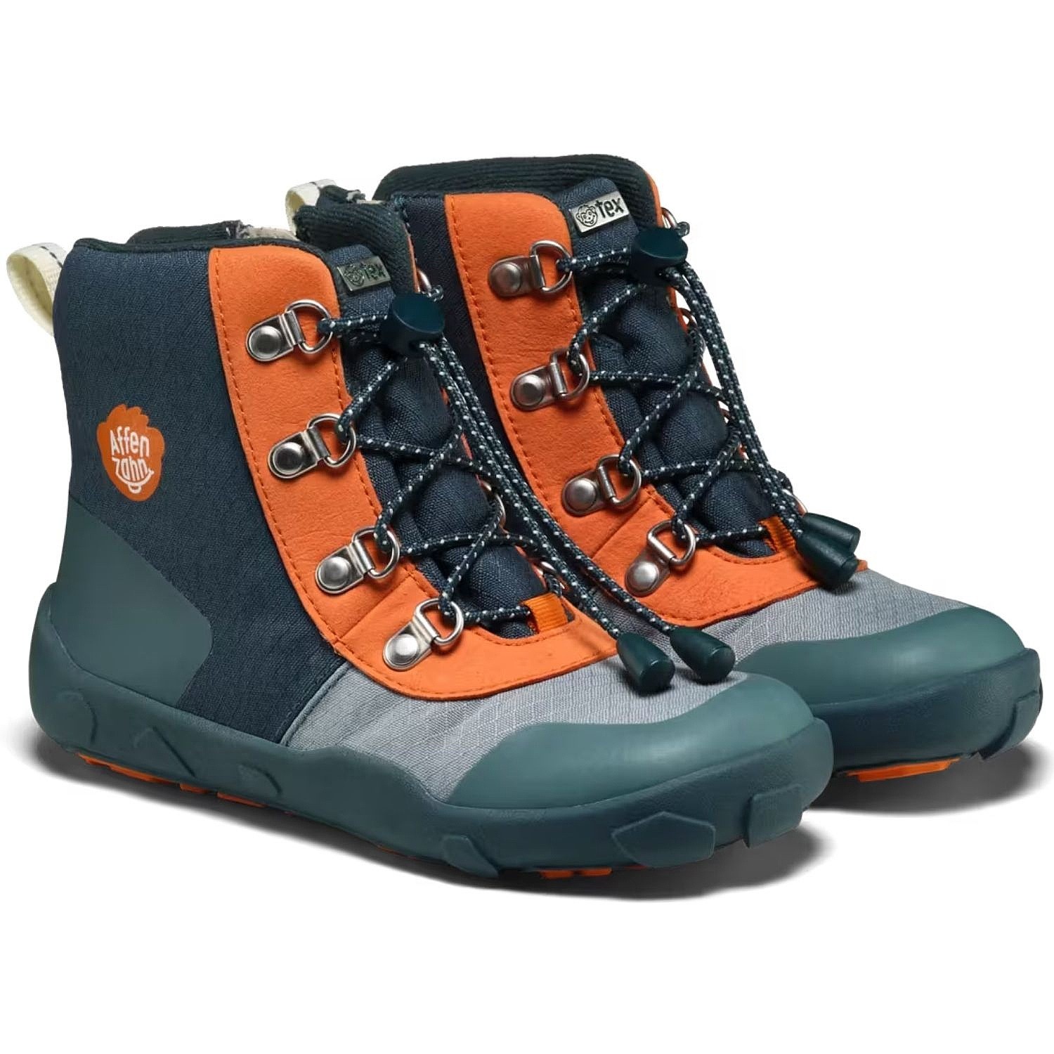 обувь Affenzahn Mid Boot Vegan Discovy Bunny - Petrol - kid´s