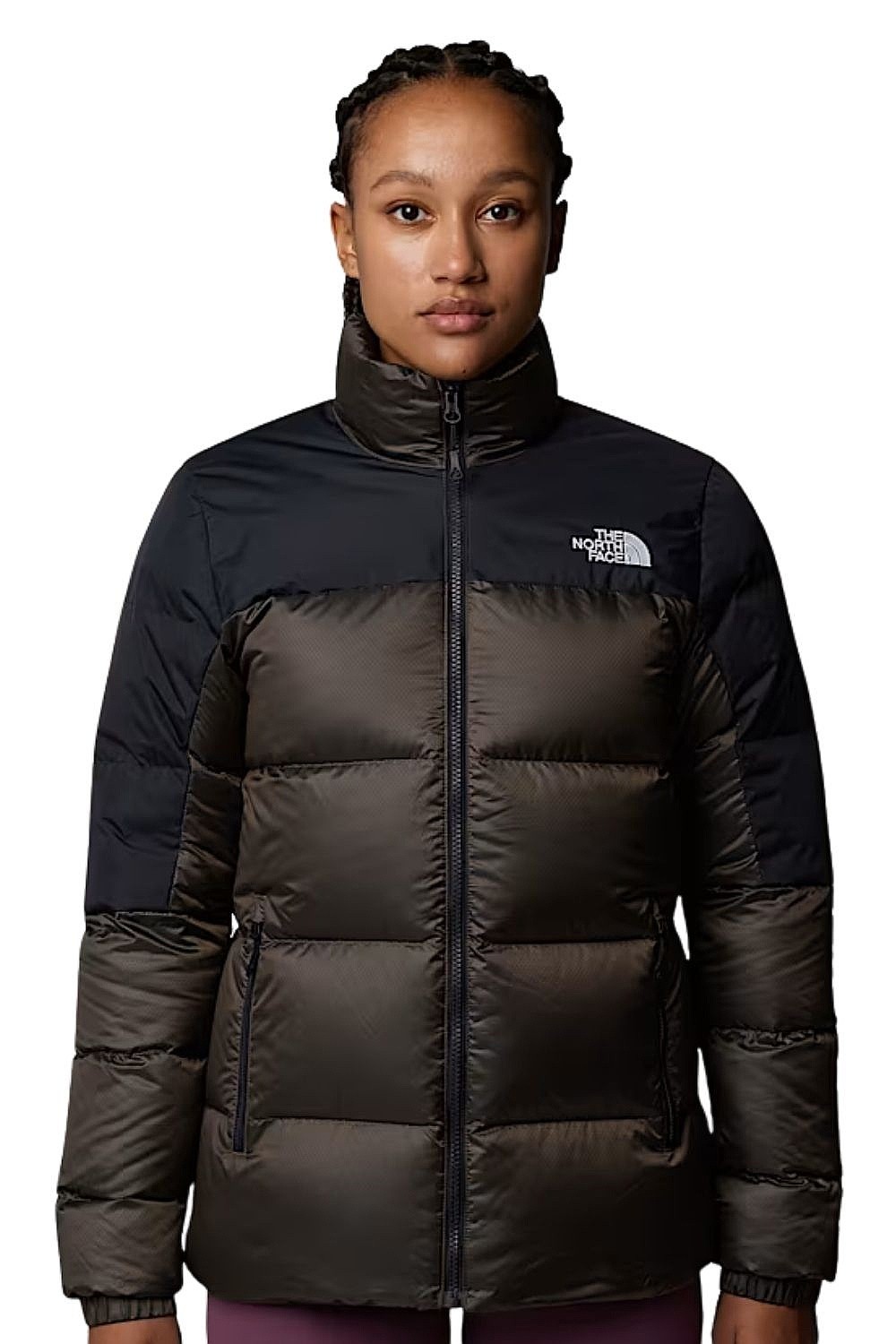 Jacke The North Face Diablo Down 2.0 - Smokey Brown Black Heather/TNF Black - women´s