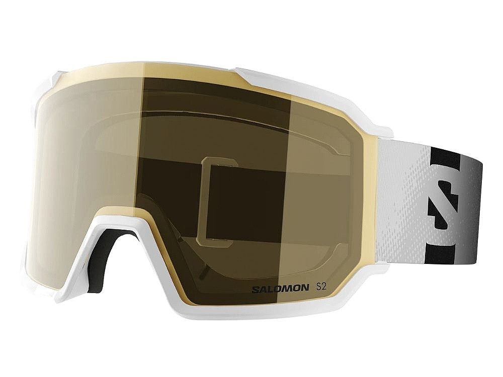 gogle Salomon S/View 3 - White/Gold
