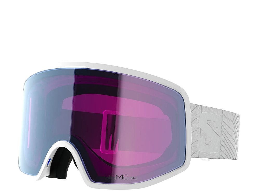 gogle Salomon Sentry Pro OTG Sigma Photochromic - White/Sigma Photochomic Sky Blue