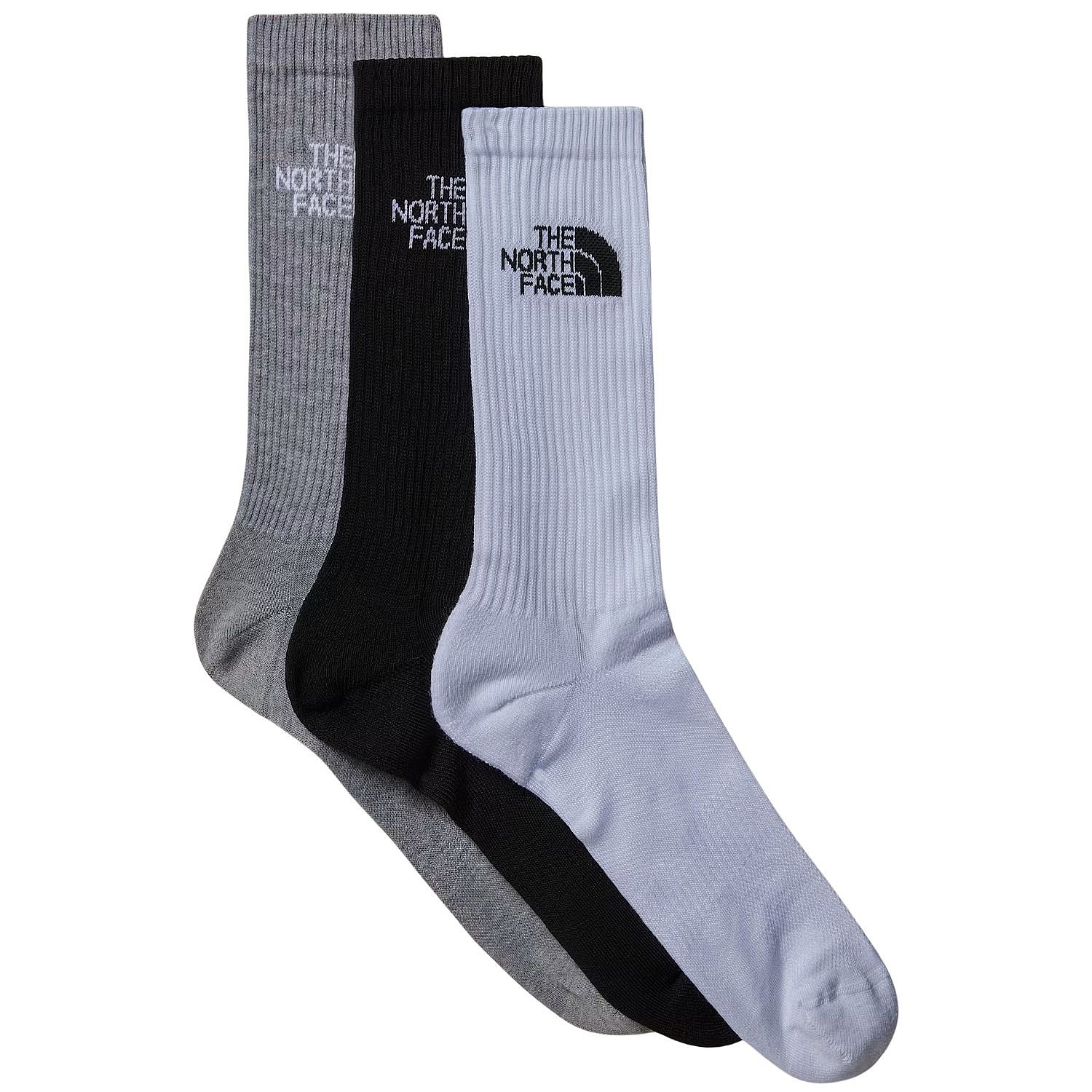 ponožky The North Face Multi Sport Cush Crew 3 Pack - Black Assorted