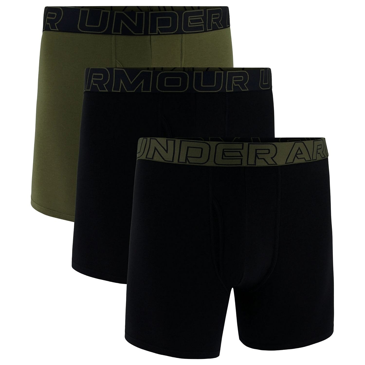bokserki Under Armour Perf Tech Cotton 6in 3 Pack - Black