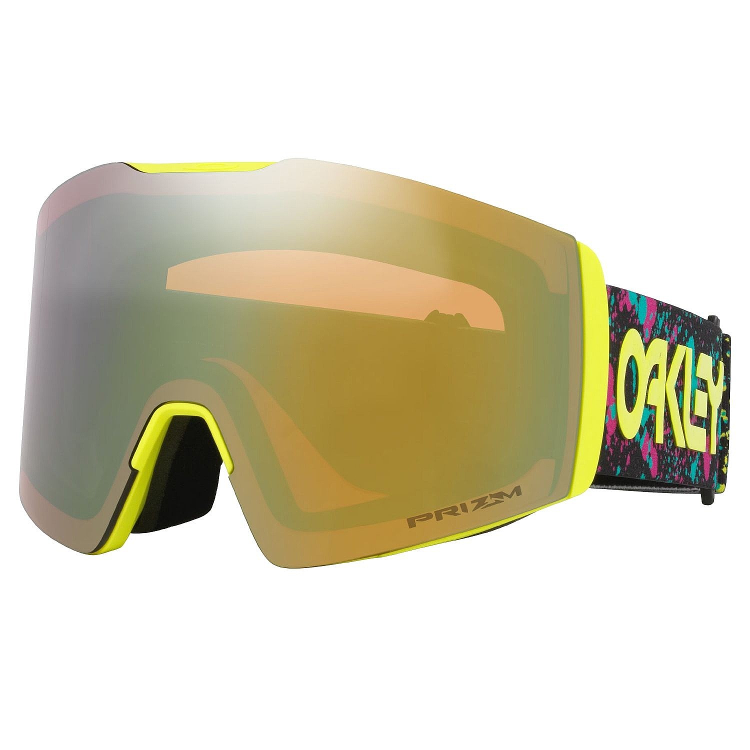 горнолыжные очки  Oakley Fall Line L - Jaxson Black/Prizm Snow Sage Gold Iridium