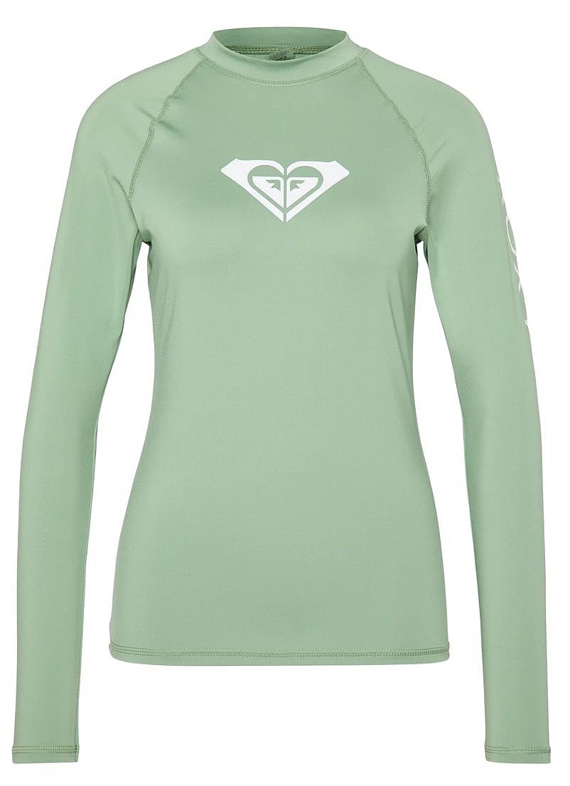 tričko Roxy Whole Hearted LS - GHZ0/Basil - women´s