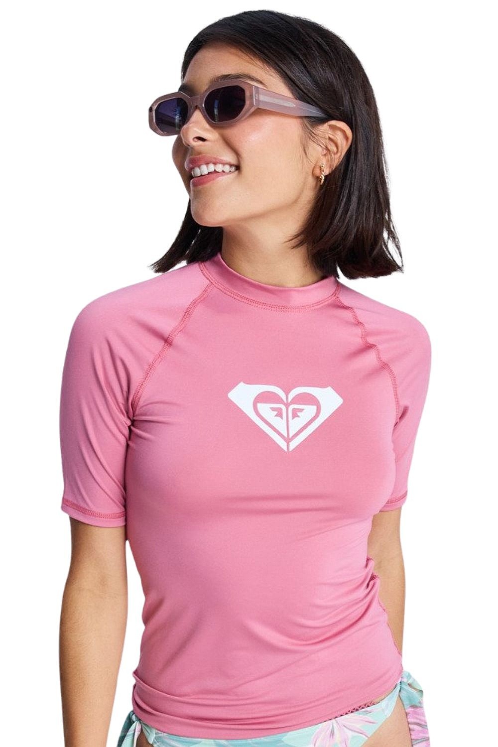 tričko Roxy Whole Hearted - MLC0/Heather Rose - women´s