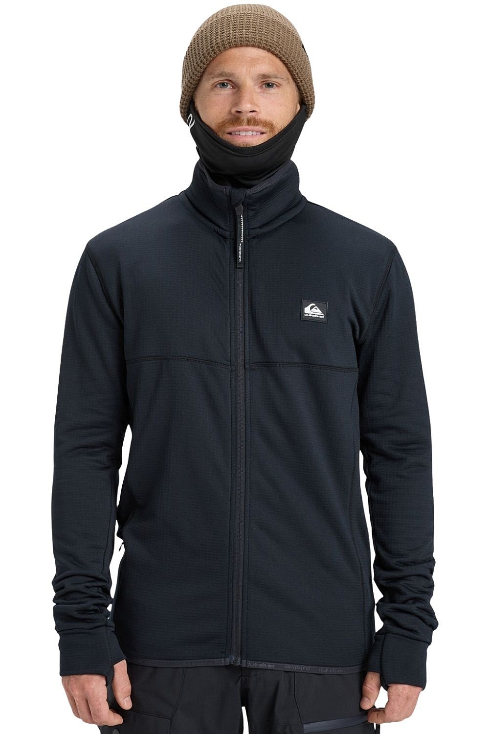 sudadera Quiksilver Steep Point Zip - KVJ0/Black - men´s