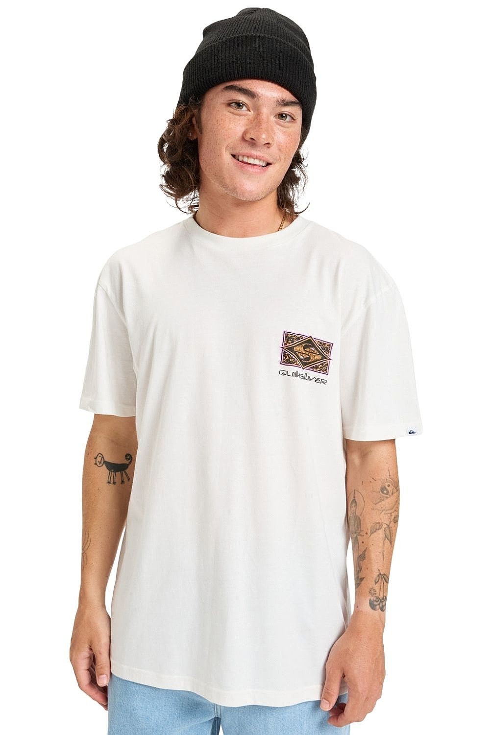 T-shirt Quiksilver Evo Crisis - WBK0/Snow White - men´s