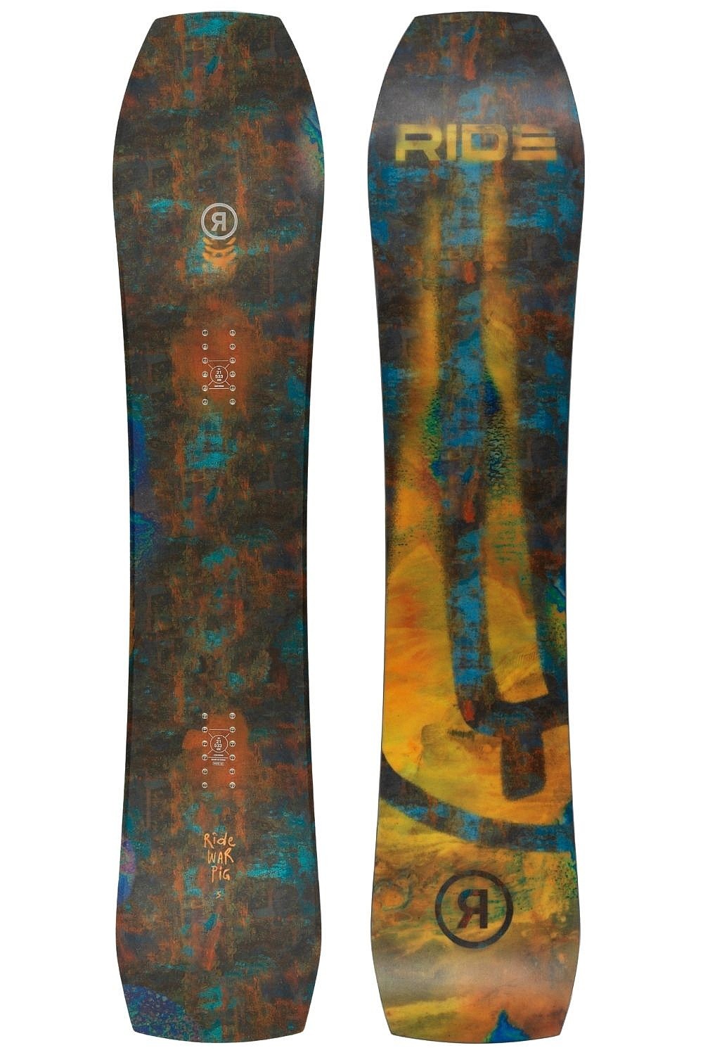 tabla de snowboard Ride Warpig - Design
