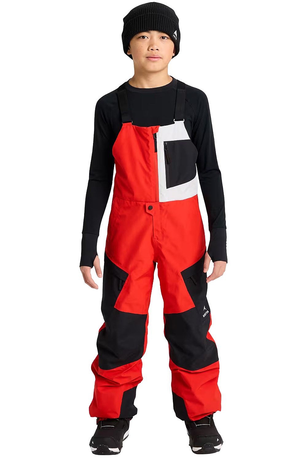 kalhoty Burton Powline 2L Bib Gore-Tex - Flame Scarlet/True Black