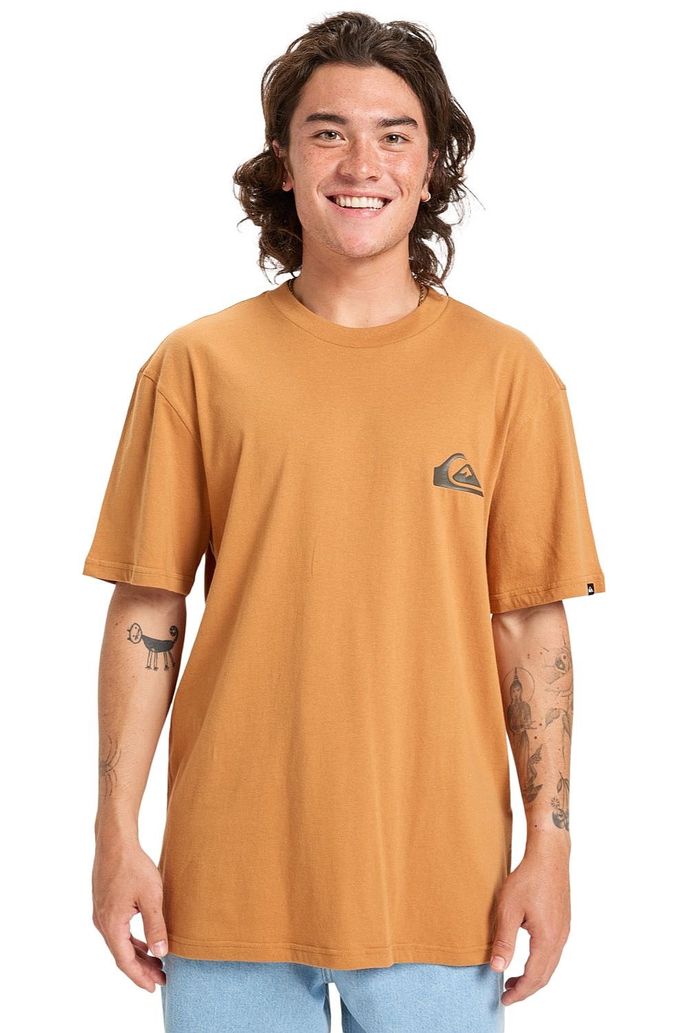 camisa Quiksilver Ev Mini Logo 2 - CMD0/Almond - men´s