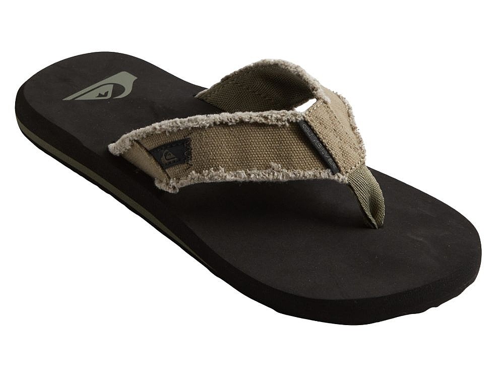 șlapi Quiksilver Monkey Abyss - XGKC/Green/Black/Brown - men´s