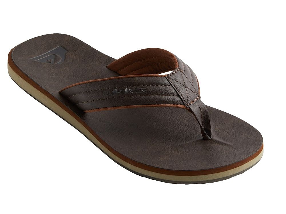 žabky Quiksilver Carver Nubuck - CTK0/Demitasse/Solid - men´s