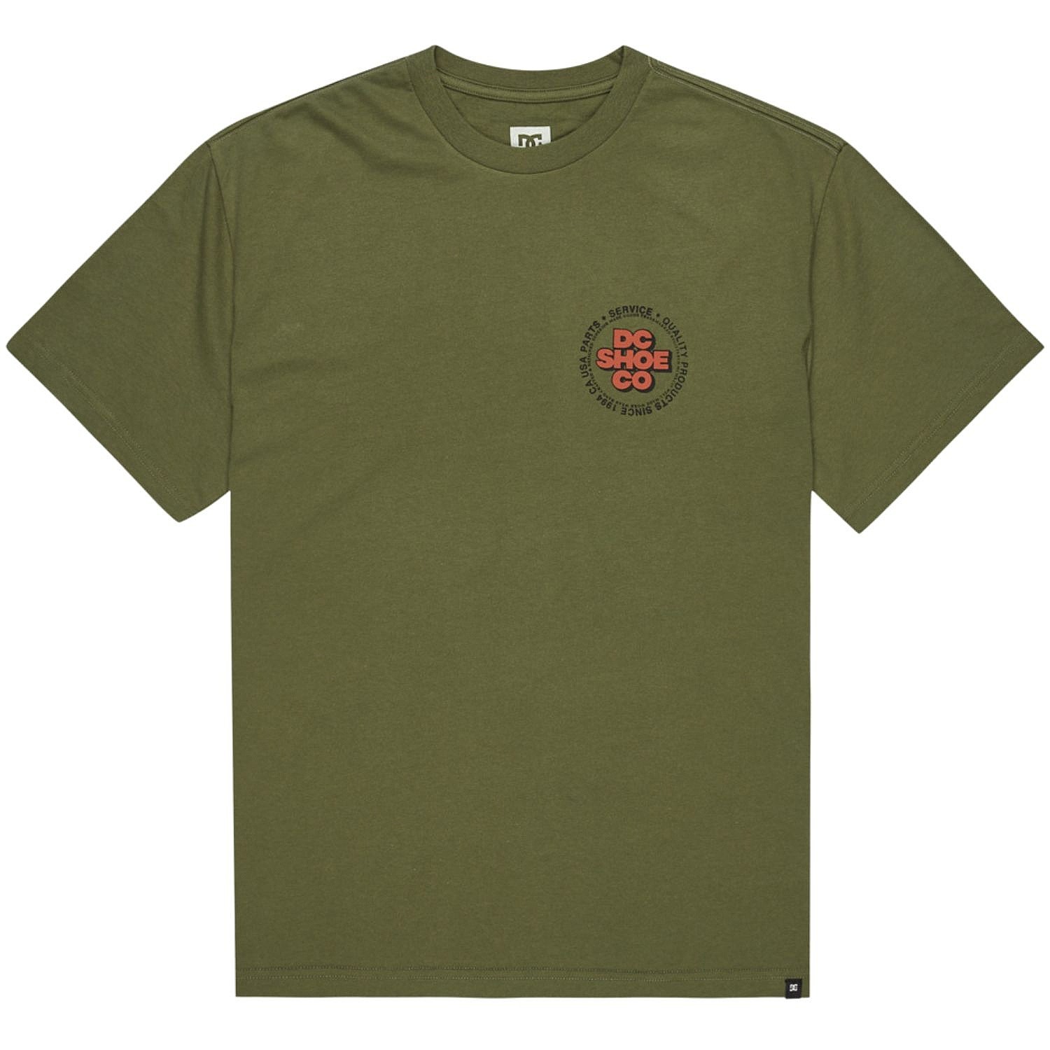 camisa DC Work Circle Hss - GQQ0/Bronze Green - men´s