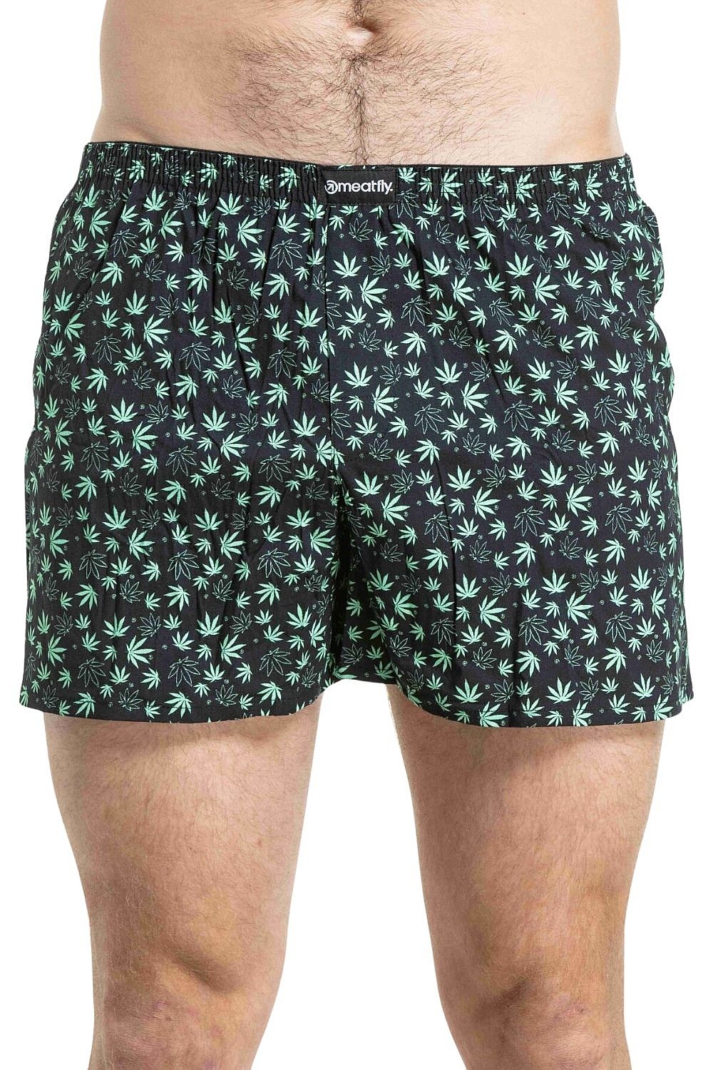 trenírky Meatfly Agostino 2 Pack - Leafs - men´s