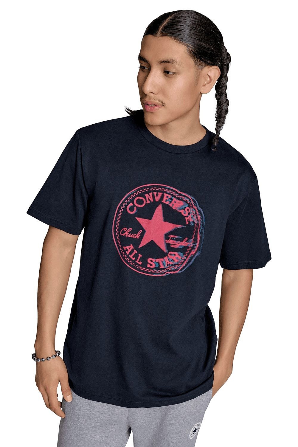 shirts Converse Only One/CVM5T182 - BLK/Converse Black - men´s