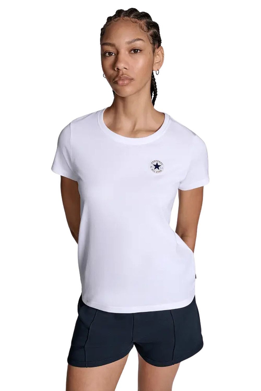 T-shirt Converse Retro Chuck Patch/CVW5T104 - WHT/White 10A