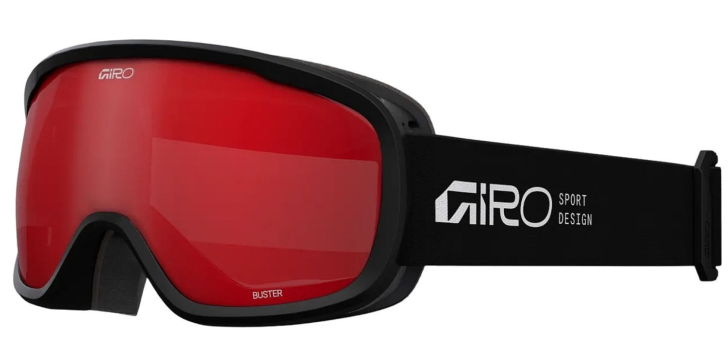 горнолыжные очки  Giro Buster - Black Stacked/Amber Scarlet - unisex junior