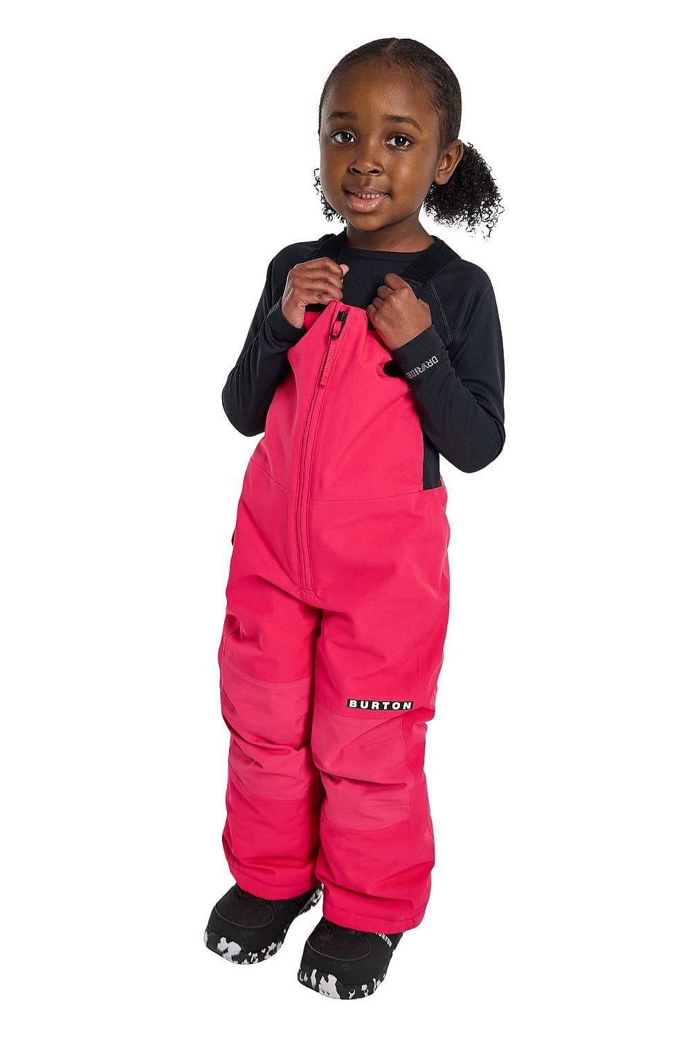 брюки Burton Maven Bib 2L - Azalea Pink - kid´s