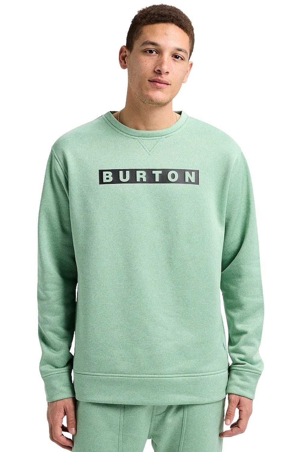 sudadera Burton Oak Crew - Soft Sage Heather - men´s