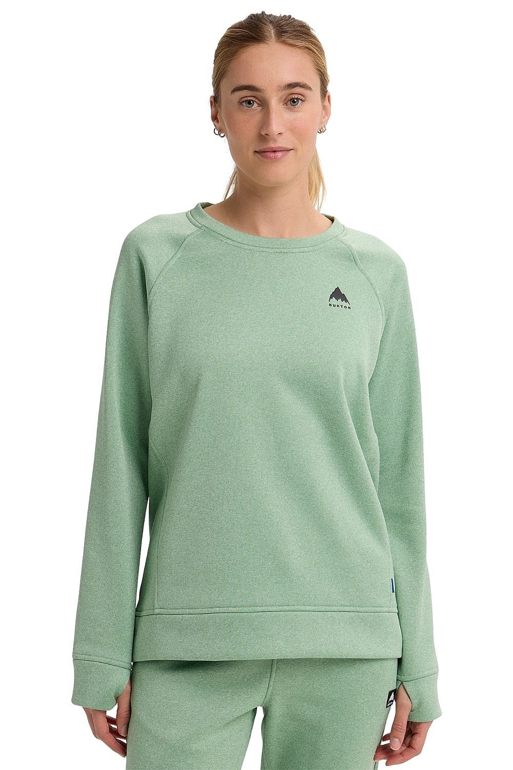 кофта Burton Oak Crew - Soft Sage Heather - women´s