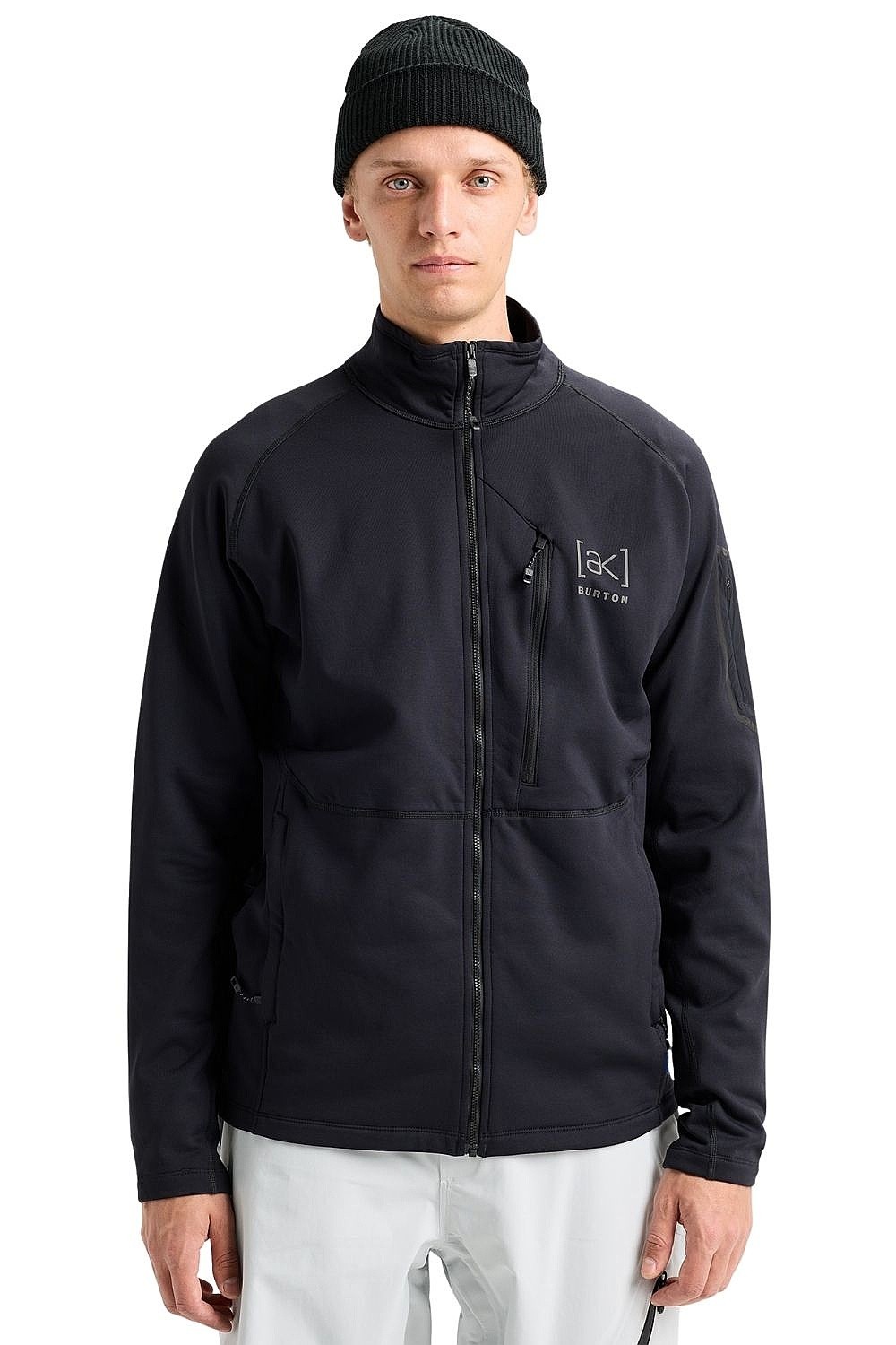 bluza Burton Baker AK Stretch Fleece Zip - True Black