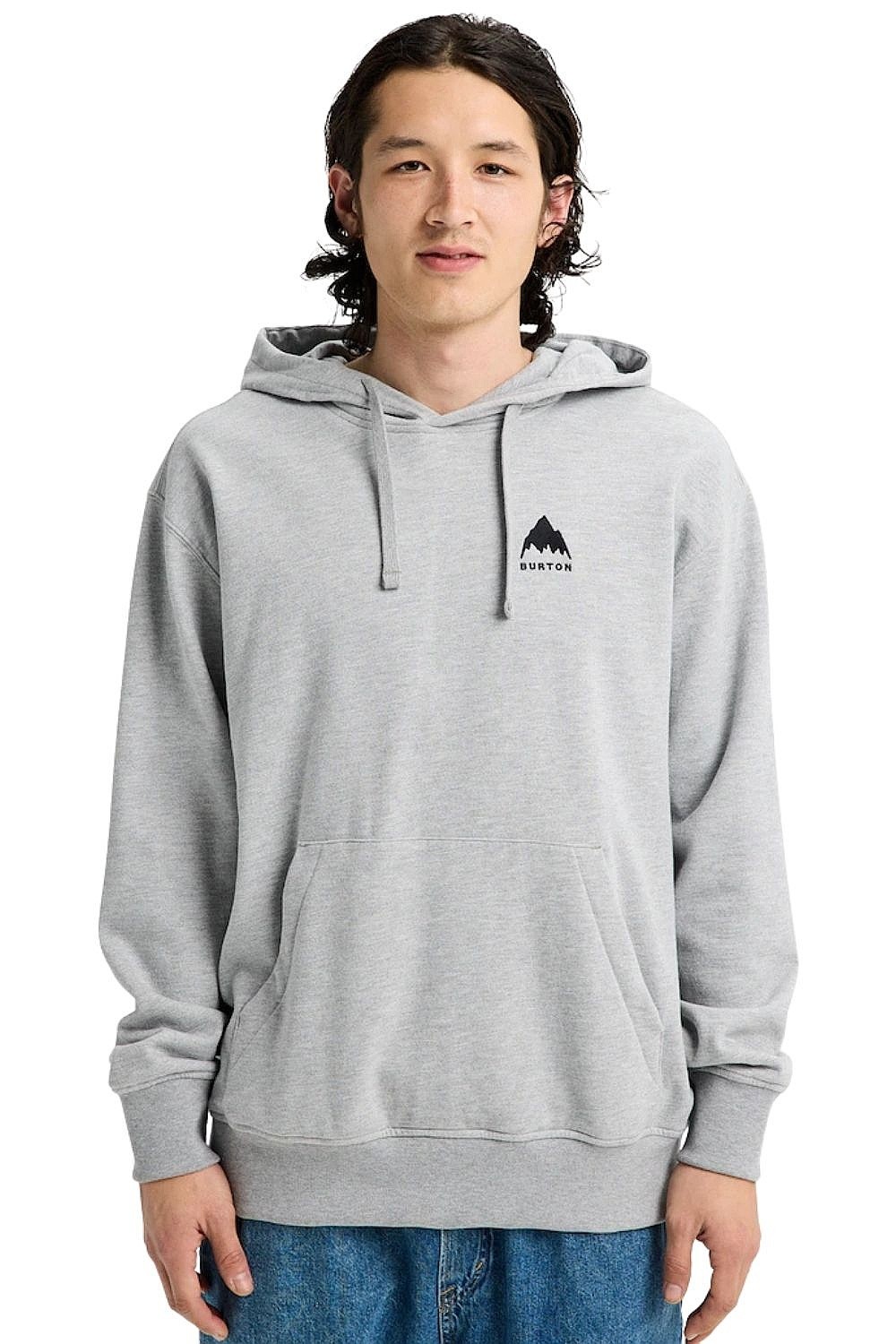 hoodie Burton Mountain Pullover - Gray Heather