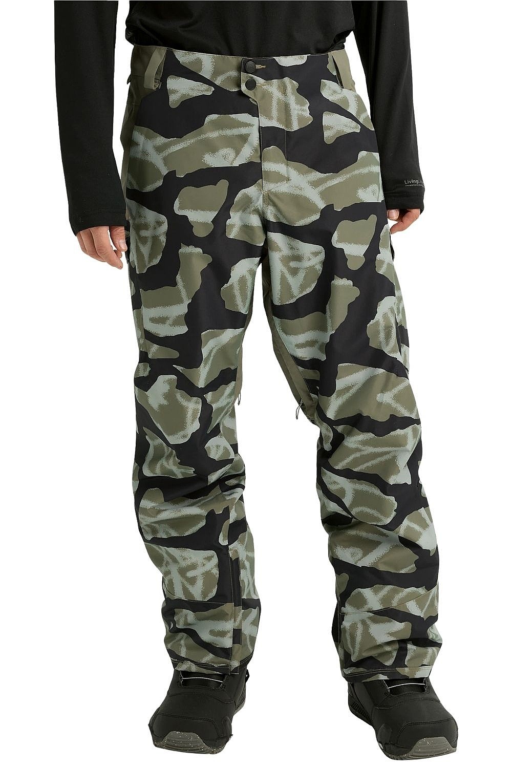 Hose Burton Reserve 2L - Graffiti Camo/Forest Moss - men´s